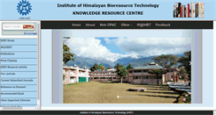 Desktop Screenshot of library.ihbt.res.in